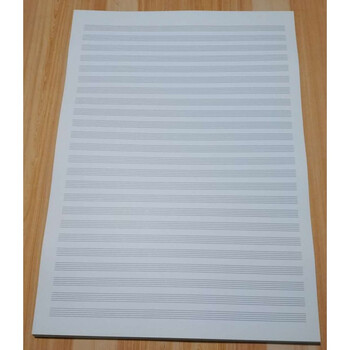 24行作曲专用加厚总谱纸 五线谱纸 150克加厚纸 10张起售a3 12行a3