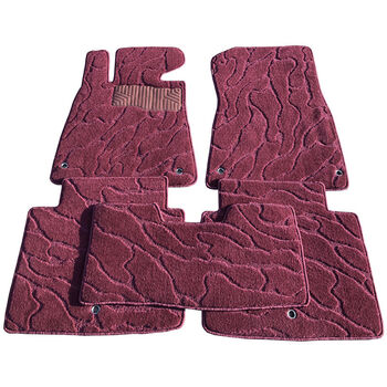 适用于丰田皇冠原车垫汽车绒面全大包围脚垫地毯式专车绒布车垫子丝绒