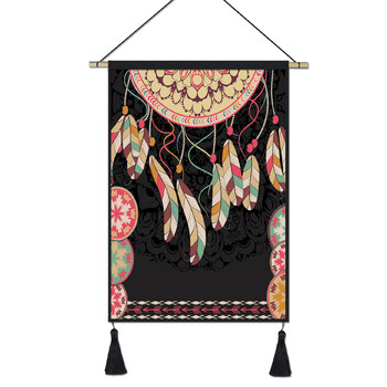 民族布画波西米亚挂布布艺挂毯壁毯民宿装饰卧室客厅墙面玄关挂画抖音