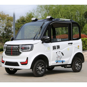 小牛九号全封闭电动四轮车老年人代步接送小孩电瓶车电动车汽车新能源