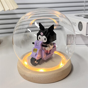 乐高女生系列微小颗粒拼装玩具积木库洛米梦幻玉桂狗六一礼物女孩骑车