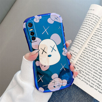 劲步适用vivos7e手机壳活力版y73s潮vivo新款viv0s7e小熊vovos光面vov