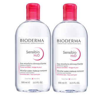 贝德玛舒妍卸妆水500ml*2粉水洁肤液眼唇卸妆液敏肌护肤品