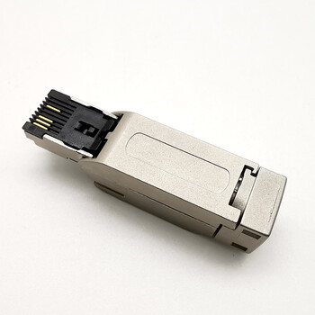 适用 西门子rj45四芯网线接头profinet抗震水晶头 6gk190 兼容6gk1901