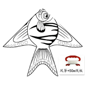 风筝材料包儿童涂鸦教学手绘空白纸鸢手工自制填色diy风筝材包料初学