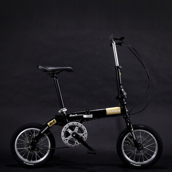 hautsafe邦德富士达自行车折叠hito16寸14寸折叠迷你超轻便携成人儿童