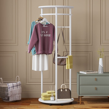 邦麦鑫可移动多功能衣帽架落地挂衣架鞋柜衣架创意卧室客厅挂衣架a款