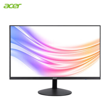 宏碁（Acer）显示器E系列 HDMI/VGA双接口1080P全高清可壁挂爱眼不闪屏办公家用显示屏 23.8英寸 IPS高色域屏 HDMI/VGA