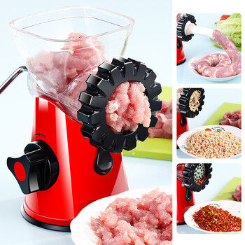 佐优家用绞肉机多功能手动灌肠机搅拌机捣蒜泥器搅馅碎肉厨房用品
