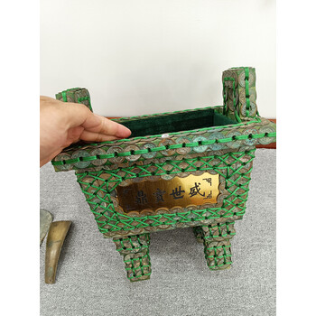 法器真品古币铜钱剑铜钱鼎铜钱宝铜钱船礼品办公桌摆件 北宋铜钱鼎