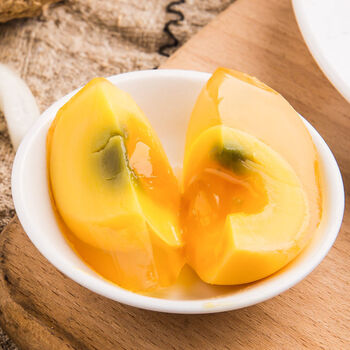 橙伯乐四川安岳特产松花蛋草木灰包皮蛋土鸭蛋无铅变蛋溏心皮蛋 10枚