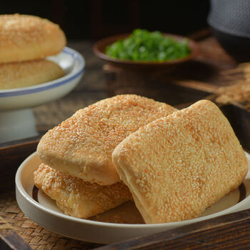 江南东坡园常州特产麻糕烧饼千层酥饼休闲传统手工制作点心 麻糕烧饼