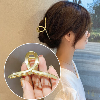 金属发抓夹小号发夹后脑勺女生网红发卡鲨鱼夹子碎发刘海夹卡子马金属