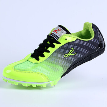 劲风8钉钉鞋田径短跑男中考高考体育专用田径钉鞋百米训练400荧光绿八