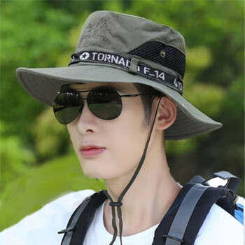 渔夫帽男夏季帽子棒球帽女户外登山时尚防晒折叠太阳帽男士钓鱼帽