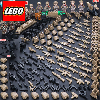 乐高(lego)人仔军事特种兵警察男孩子拼装积木小人儿童玩具拼图 山豹