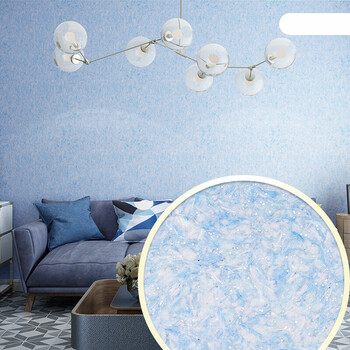 墙衣纤维涂料自刷电视背景客厅欧式防水环保家用生态墙衣纤维涂料y30