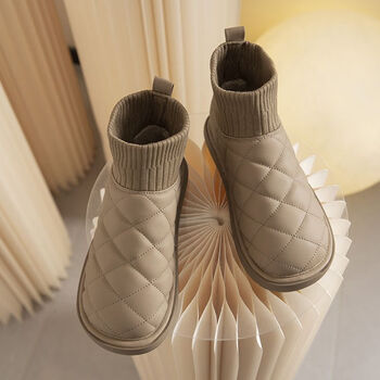 大东dusto雪地靴女2023年新款时尚厚底冬季加绒加厚外穿防滑保暖东北