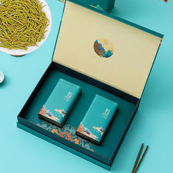 正宗黄金芽礼盒装2021新茶雨前高山绿茶雨前散装茶叶东方礼遇黄金芽