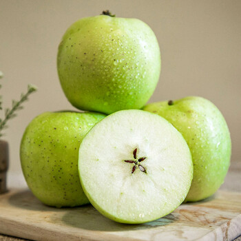 正宗新疆王林苹果阿克苏丑果王林斑点青苹果新鲜水果45斤中果礼盒装12