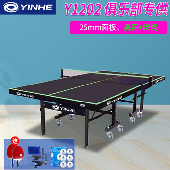 银河(yinhe)乒乓球桌折叠式室内家用乒乓球台折叠乒乓球案子可折叠兵