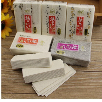 1000g湖北特产云片糕黑芝麻核桃糕合川桃片糕新切糕点定制口味混合