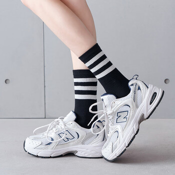 承贤5双装秋冬女袜长筒袜子女纯棉女生女孩少女初中生高中学生高筒袜