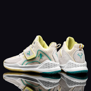 实战篮球鞋水花2代夏季耐磨防滑透气运动鞋汤普森kt篮球战靴白黄35