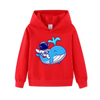 红色帽衫/鲸鱼 90cm【图片 价格 品牌 报价】-京东