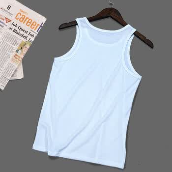 白背心夏男无袖汗衫透气速干军迷制式背心吸汗 175/88【图片 价格 品