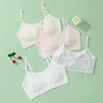 迪士尼disney发育期少女内衣初中学生1116岁青春期吊带小背心女大童