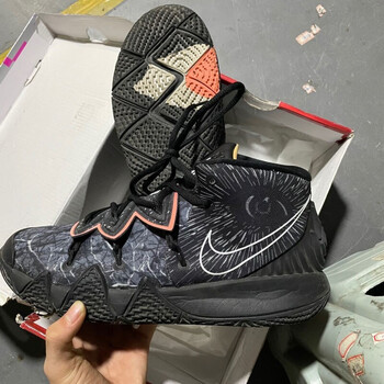 【双气垫】欧文7代篮球鞋数学白夜光实战耐磨篮球鞋 s2大眼(鞋底有点