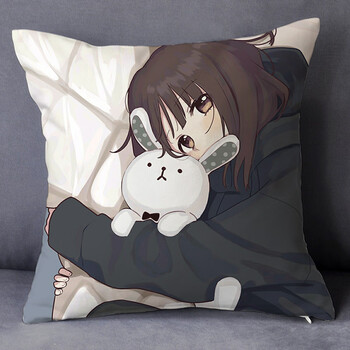 定制七濑胡桃酱抱枕单双面枕头linecamera动漫腰靠垫 10 50x50cm