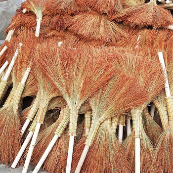 扫把家用纯手工红高粱做的小扫把单位学校加厚扫地扫帚苗园林庭院笤帚