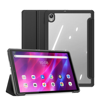 车音符 适用联想k10平板保护套 leneovo m10 plus亚克力透明保护壳 黑