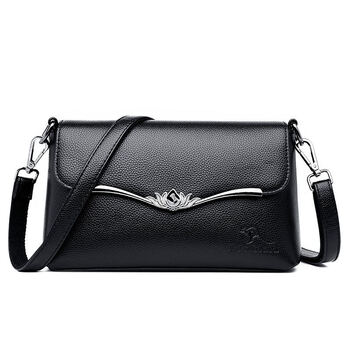 rozu真皮牛皮女包斜挎包女妈妈款小包百搭2021新款大容量女士包软皮包