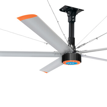 德通deton工业大风扇icf65h永磁电机工业大吊扇6米5大型工业吊扇高大