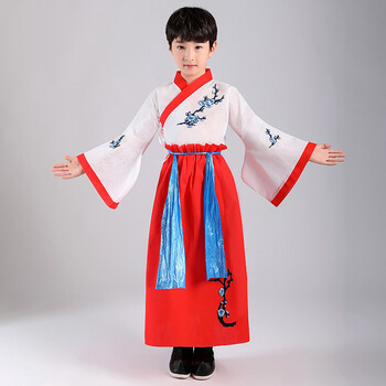 念君兮环保服装儿童时装秀国学古装汉服女衣服幼儿园六一儿童演出服