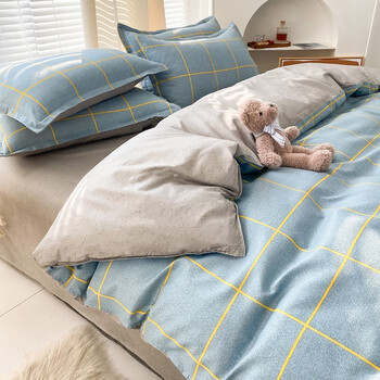 度佳行 被套单件被罩秋冬季磨毛学生宿舍单人被子套1518双人床上 富士