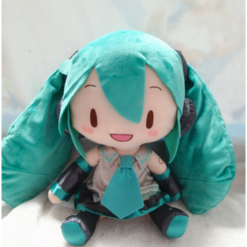 绿野客初音fufu 布偶玩偶毛绒公仔抱枕娃娃周 稀有版fufu 32cm