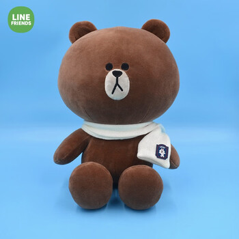 friends布朗熊可妮兔沙莉丘可基本款毛绒玩具公仔大号送人 毛线布朗熊