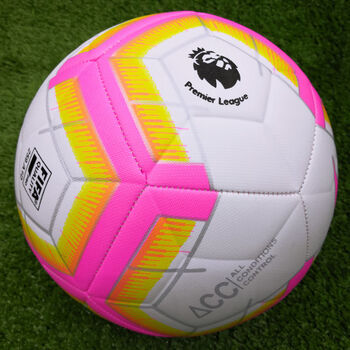 足球耐磨pu皮男女孩成人中小学生户外运动训练皮球4号5号条纹粉色女生