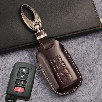适用于丰田兰德酷路泽钥匙套头层牛皮改装161718款v8陆巡5700钥匙包d