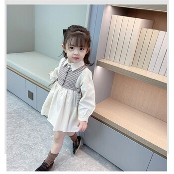 幼儿裙子1到3岁女童连衣裙春秋装新款2021儿童小女孩洋气假两件长袖