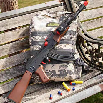 栩傲宏ak47软弹儿童玩具枪男孩akm阿卡手动大号儿童吃鸡装备全套可