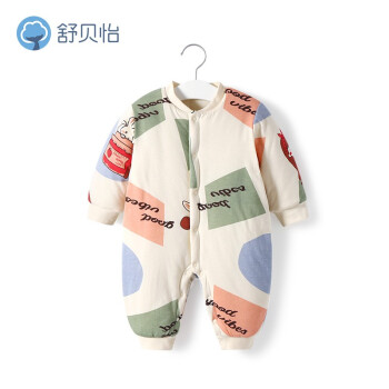 舒贝怡秋冬加厚连体衣小兔宝宝外出服价格走势
