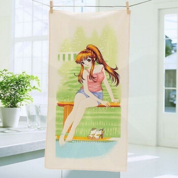 会遇水动漫遇热变色毛巾真人掉色感温搞怪礼物美女绅士衣服消失 f48