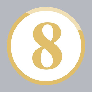 电梯按钮数字贴 金色亚克力号码数字牌自粘楼号楼层牌编号鞋柜贴包间