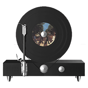 gramovox格莱美竖立式黑胶唱片机复古留声机客厅欧式家用蓝牙音响烁