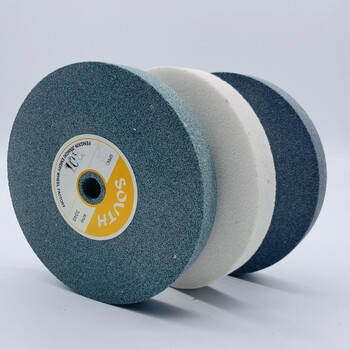 白刚玉绿碳棕刚玉打磨铁钨钢磨刀机打磨砂轮片150x20x20小孔127灰色